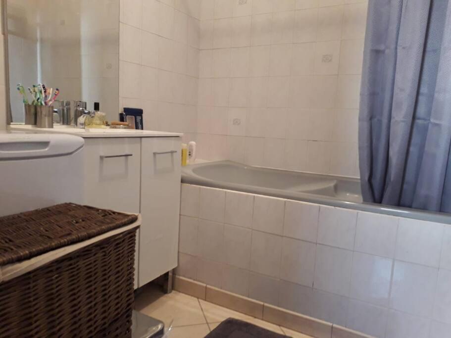 Appartement T4/5 Avec Vue Sur Les Alpes A 5 Minutes De Lyon à La Mulatiere Extérieur photo