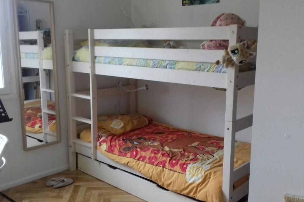 Appartement T4/5 Avec Vue Sur Les Alpes A 5 Minutes De Lyon à La Mulatiere Extérieur photo